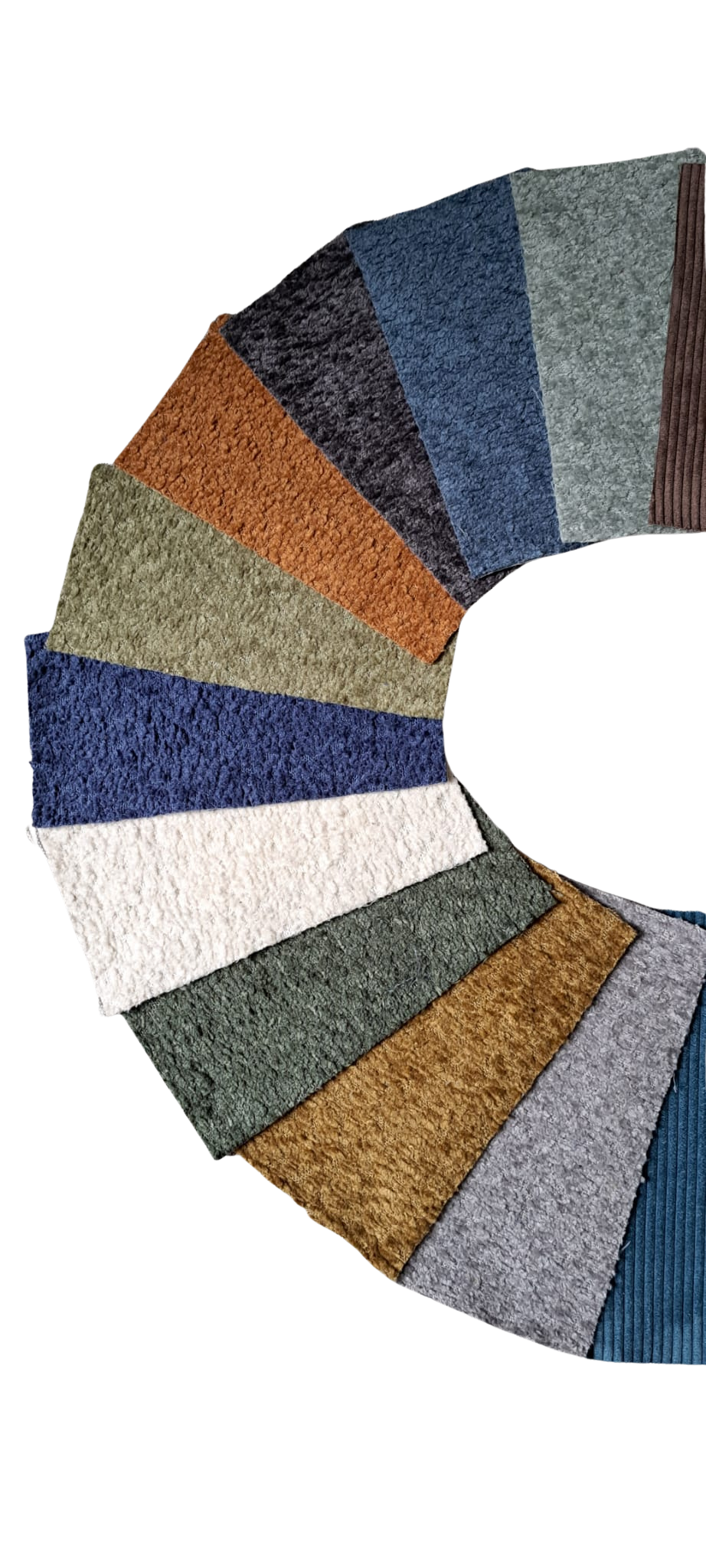 Pakiet próbek tkanin Boucle (10 szt.)