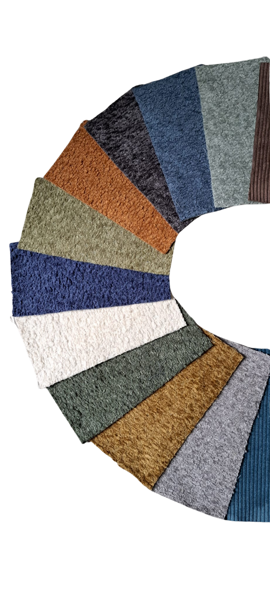 Pakiet próbek tkanin Boucle (10 szt.)